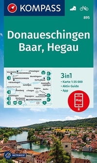 Abbildung von: KOMPASS Wanderkarte 895 Donaueschingen, Baar, Hegau 1:35.000 - KOMPASS-Karten
