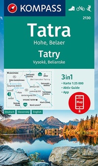 Abbildung von: KOMPASS Wanderkarte 2130 Tatra Hohe, Belaer, Tatry, Vysoké, Belianske 1:25.000 - KOMPASS-Karten