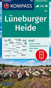 Abbildung von: KOMPASS Wanderkarte 718 Lüneburger Heide 1:50.000 - KOMPASS-Karten