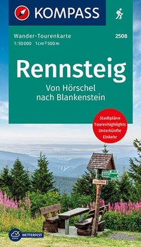 Abbildung von: KOMPASS Wander-Tourenkarte Der Rennsteig 1:50.000 - KOMPASS-Karten