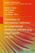 Cover: Proceedings of International Conference on Computational Intelligence and Emerging Power System - Springer