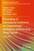 Cover: Proceedings of International Conference on Computational Intelligence and Emerging Power System - Springer