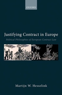 Enlarge image Cover: Justifying Contract in Europe - OUP eBook