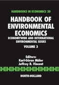 Cover: Handbook of Environmental Economics: Volume 3 - North-Holland