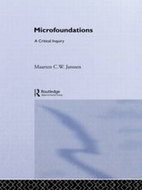 Enlarge image Cover: Microfoundations - Routledge