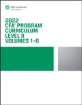 Cover: 2022 CFA Program Curriculum Level II Box Set - Wiley