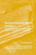 Cover: Henryk Grossman Works, Volume 3 - Brill