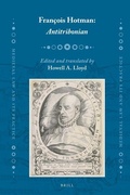 Cover: Francois Hotman: Antitribonian - Brill