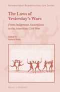 Cover: The Laws of Yesterday's Wars - Martinus Nijhoff