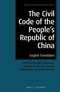 Cover: The Civil Code of the People's Republic of China - Martinus Nijhoff