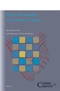 Cover: Recherches actuelles sur le temps et l'aspect - Brill