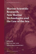 Cover: Marine Scientific Research, New Marine Technologies and the Law of the Sea - Martinus Nijhoff