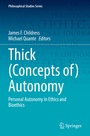 Cover: Thick (Concepts of) Autonomy - Springer
