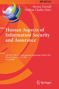 Abbildung von: Human Aspects of Information Security and Assurance - Springer