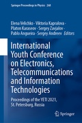 Cover: International Youth Conference on Electronics, Telecommunications and Information Technologies - Springer