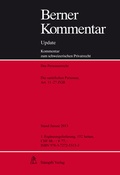 Cover: Die nat&uuml;rlichen Personen, Art. 11-27 ZGB, 1. Erg&auml;nzungslieferung - St&auml;mpfli Verlag AG