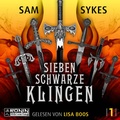 Cover: Sieben schwarze Klingen - Ronin-H&ouml;rverlag, ein Imprint von Omondi GmbH