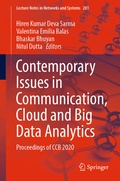 Cover: Contemporary Issues in Communication, Cloud and Big Data Analytics - Springer