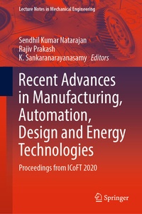 Abbildung von: Recent Advances in Manufacturing, Automation, Design and Energy Technologies - Springer
