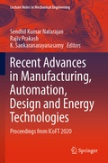 Cover: Recent Advances in Manufacturing, Automation, Design and Energy Technologies - Springer