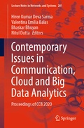 Cover: Contemporary Issues in Communication, Cloud and Big Data Analytics - Springer