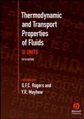 Cover: Thermodynamic and Transport Properties of Fluids - Wiley