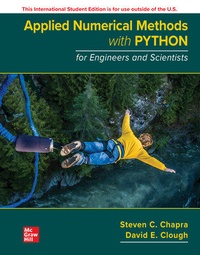 Enlarge image Cover: Applied Numerical Methods with Python for Engineers and Scientists ISE - McGraw-Hill Education