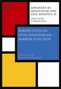 Enlarge image Cover: Perspectives on Lung Endothelial Barrier Function: Volume 35 - Elsevier