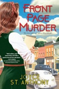 Cover: Front Page Murder - Crooked Lane Books