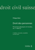 Cover: Droit des personnes - Schulthess Juristische Medien