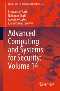Abbildung von: Advanced Computing and Systems for Security: Volume 14 - Springer