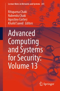 Abbildung von: Advanced Computing and Systems for Security: Volume 13 - Springer
