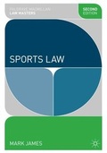 Cover: Sports Law - Palgrave