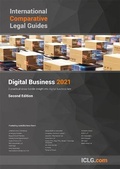 Cover: The International Comparative Legal Guide - Digital Business 2021 - Global Legal Group Ltd