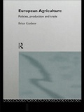 Cover: European Agriculture - Routledge