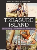 Cover: Treasure Island (Illustrated, Annotated) - Animedia Classics