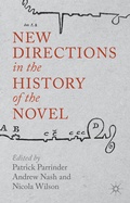 Cover: New Directions in the History of the Novel - Palgrave Macmillan