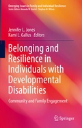 Cover: Belonging and Resilience in Individuals with Developmental Disabilities - Springer