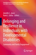 Cover: Belonging and Resilience in Individuals with Developmental Disabilities - Springer