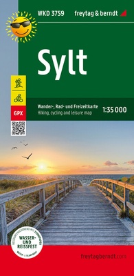 Abbildung von: Sylt, Wander-, Rad- und Freizeitkarte 1:35.000, freytag & berndt, WKD 3759 - Freytag-Berndt und ARTARIA