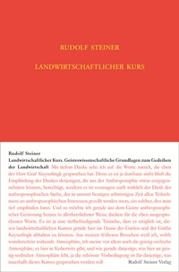 Abbildung von: Landwirtschaftlicher Kurs - Rudolf Steiner Verlag