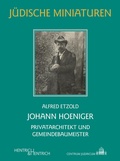 Cover: Johann Hoeniger - Hentrich und Hentrich Verlag Berlin