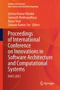 Cover: Proceedings of International Conference on Innovations in Software Architecture and Computational Systems - Springer