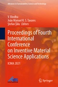 Cover: Proceedings of Fourth International Conference on Inventive Material Science Applications - Springer