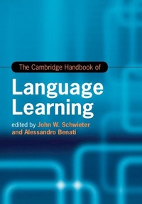 Enlarge image Cover: The Cambridge Handbook of Language Learning - Cambridge University Press