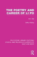 Cover: The Poetry and Career of Li Po - Routledge