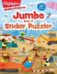 Enlarge image Cover: Jumbo Book of Sticker Puzzles - Boyds Mills Press