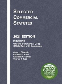 Enlarge image Cover: Selected Commercial Statutes - West Academic Press