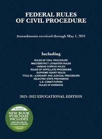 Abbildung von: Federal Rules of Civil Procedure - West Academic Press
