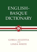 Cover: English-Basque Dictionary - University of Nevada Press